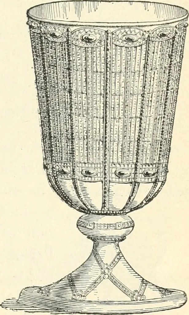An illustration from Bilder aus der Geschichte der altchristlichen Kunst und liturgie in Italien, 1899, leaf 318