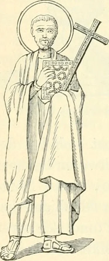 An illustration from Bilder aus der Geschichte der altchristlichen Kunst und liturgie in Italien, 1899, leaf 319