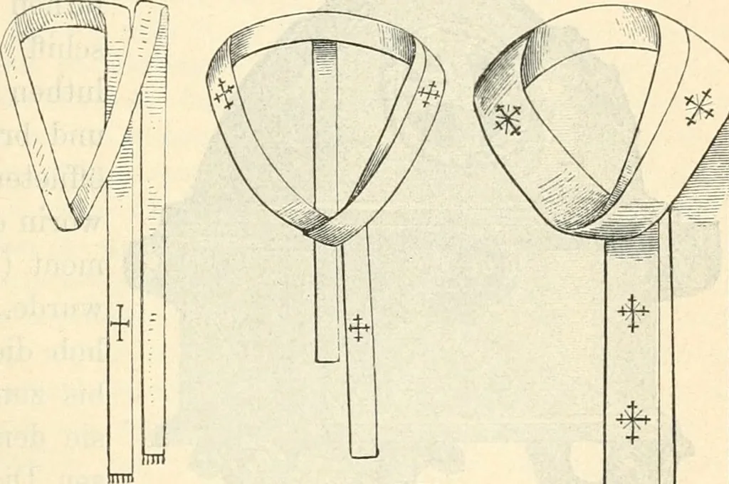 An illustration from Bilder aus der Geschichte der altchristlichen Kunst und liturgie in Italien, 1899, leaf 326