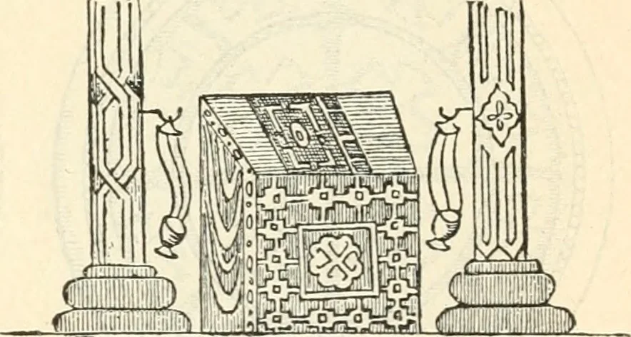 An illustration from Bilder aus der Geschichte der altchristlichen Kunst und liturgie in Italien, 1899, leaf 334