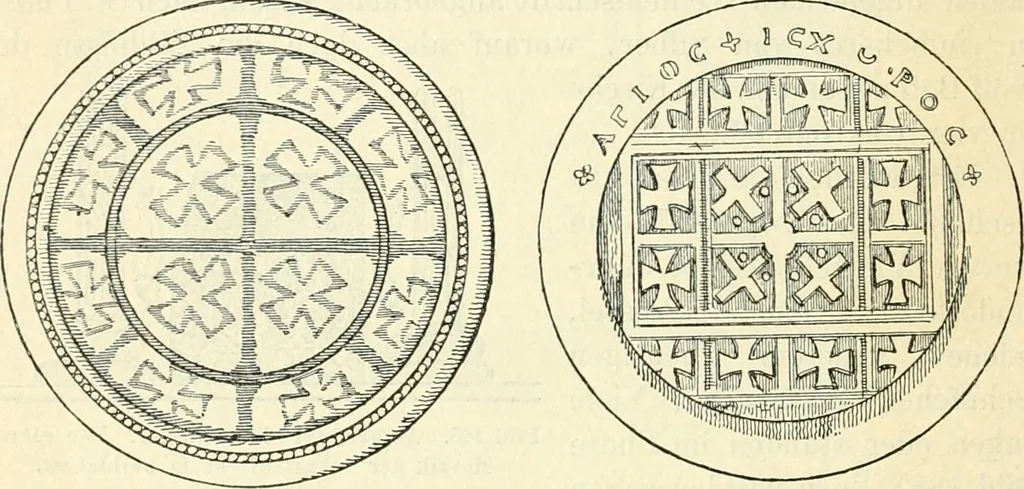 An illustration from Bilder aus der Geschichte der altchristlichen Kunst und liturgie in Italien, 1899, leaf 335