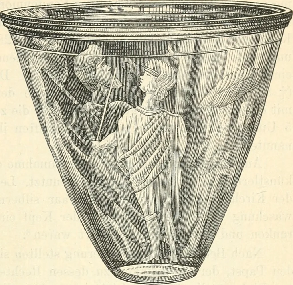 An illustration from Bilder aus der Geschichte der altchristlichen Kunst und liturgie in Italien, 1899, leaf 338