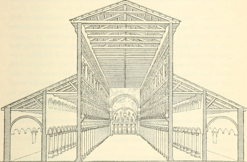 An illustration from Bilder aus der Geschichte der altchristlichen Kunst und liturgie in Italien, 1899, leaf 62