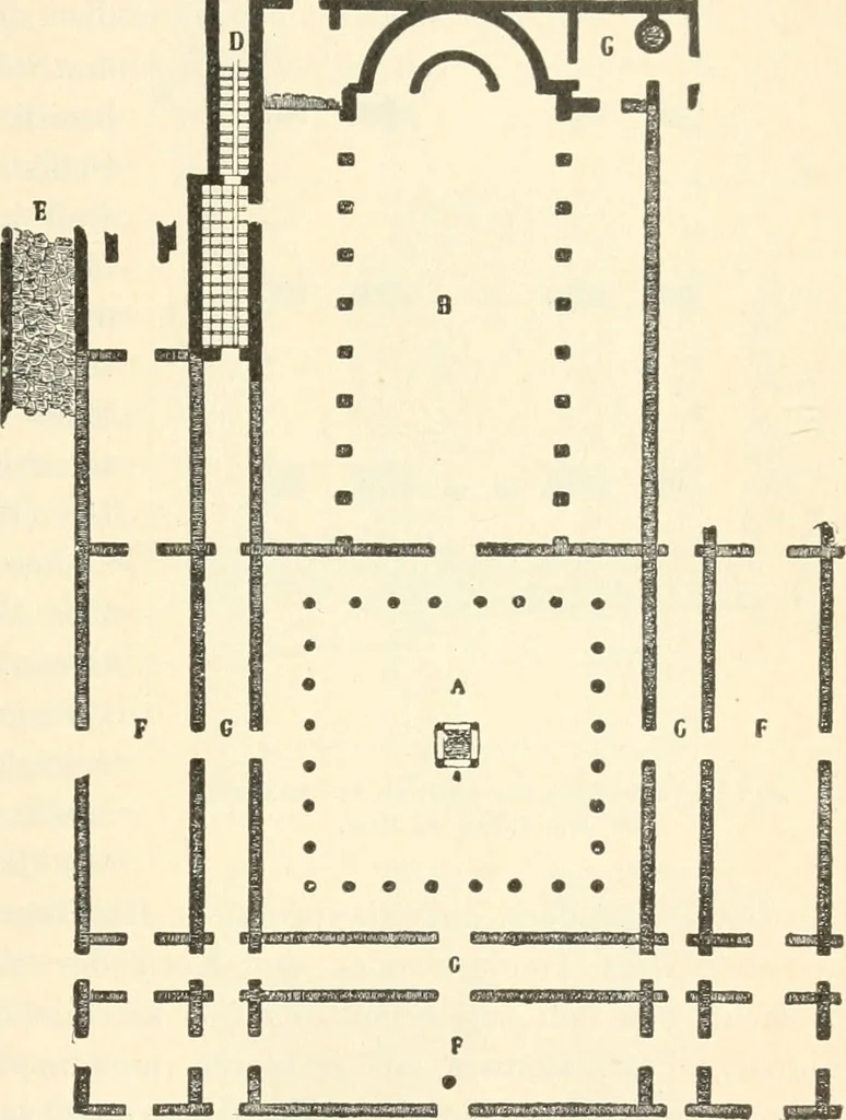 An illustration from Bilder aus der Geschichte der altchristlichen Kunst und liturgie in Italien, 1899, leaf 72