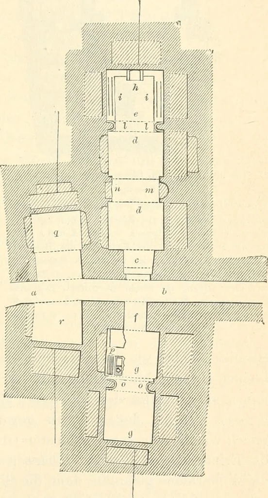 An illustration from Bilder aus der Geschichte der altchristlichen Kunst und liturgie in Italien, 1899, leaf 74