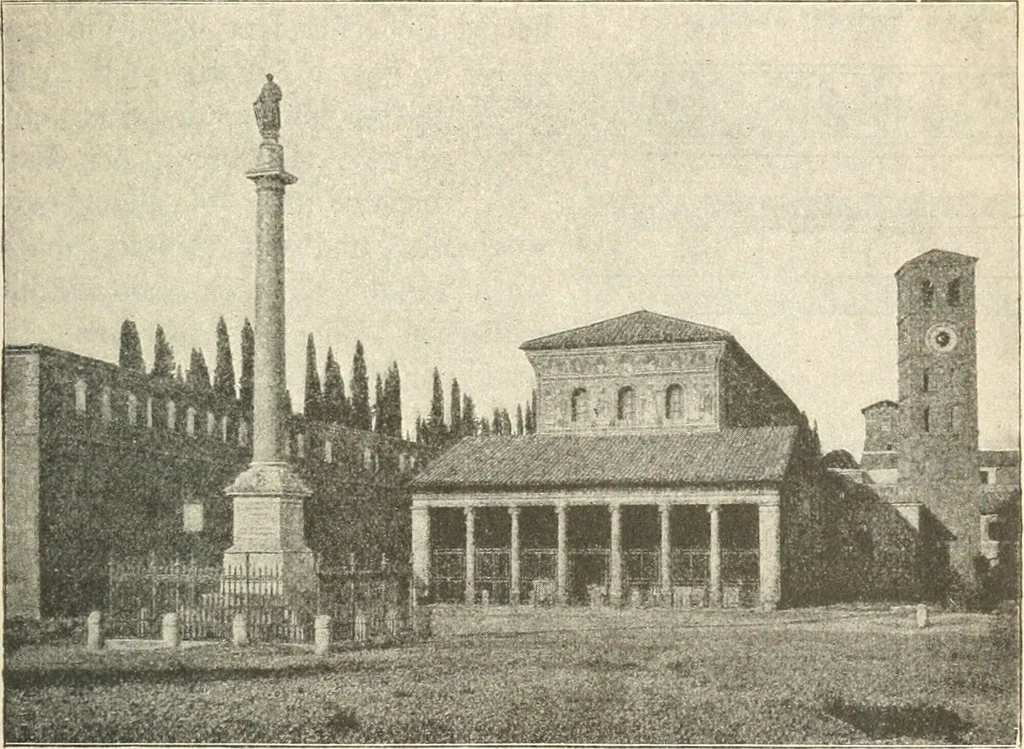 An illustration from Bilder aus der Geschichte der altchristlichen Kunst und liturgie in Italien, 1899, leaf 84