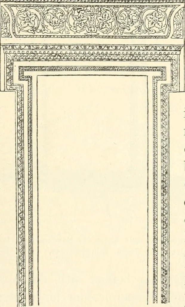 An illustration from Bilder aus der Geschichte der altchristlichen Kunst und liturgie in Italien, 1899, leaf 88