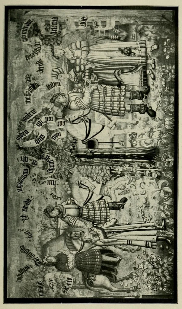 An illustration from Bildteppiche; Geschichte der Gobelinwirkerei, 1922, leaf 119