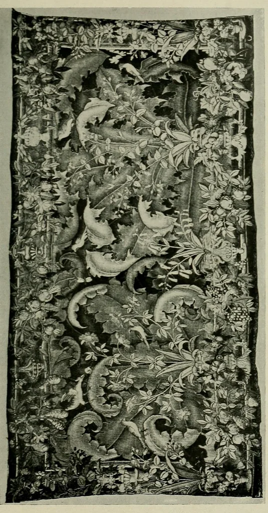 An illustration from Bildteppiche; Geschichte der Gobelinwirkerei, 1922, leaf 239