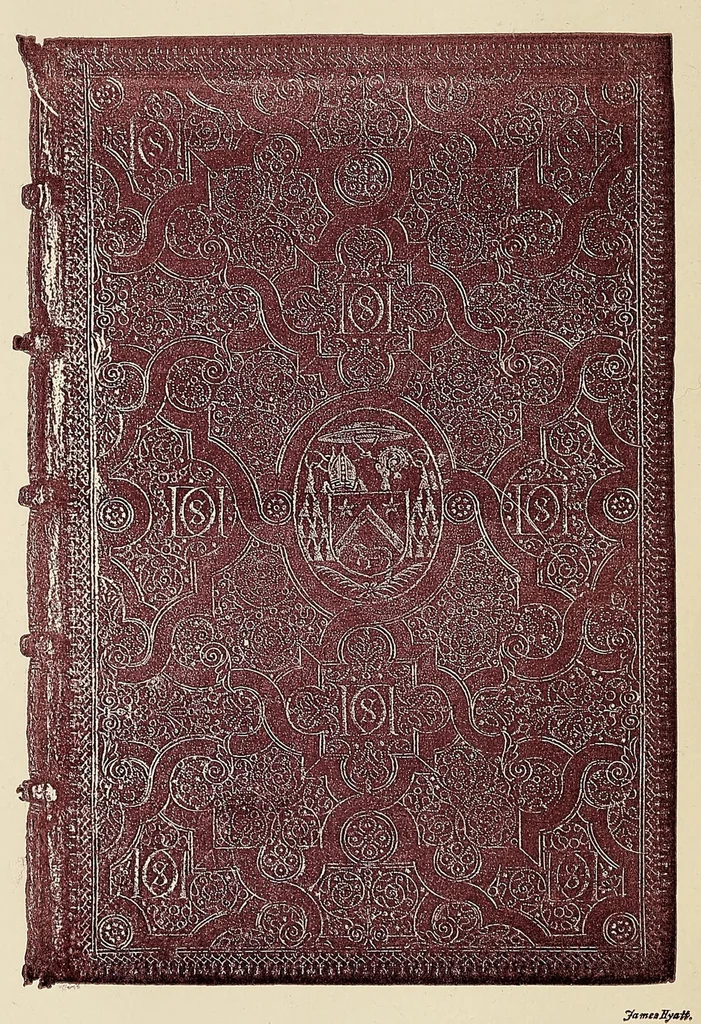 An illustration from The binding of books; an essay in the history of gold-tooled bindings, 1894, leaf 198