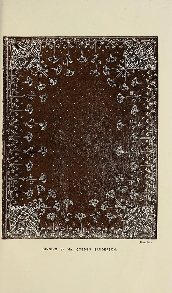 An illustration from The binding of books; an essay in the history of gold-tooled bindings, 1894, leaf 279