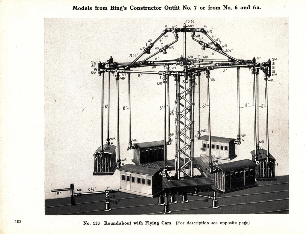 An illustration from Bing's constructor: the up-to-date construction toy., 1914, leaf 103