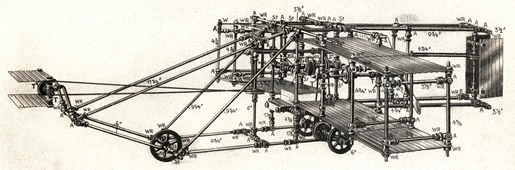 An illustration from Bing's constructor: the up-to-date construction toy., 1914, leaf 114