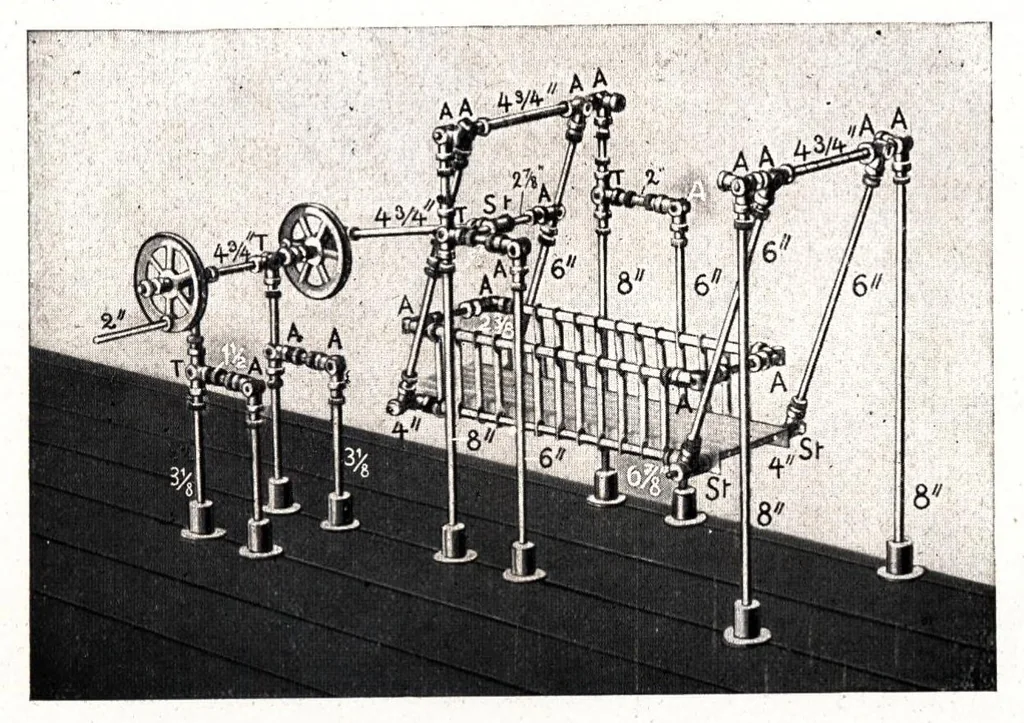 An illustration from Bing's constructor: the up-to-date construction toy., 1914, leaf 54