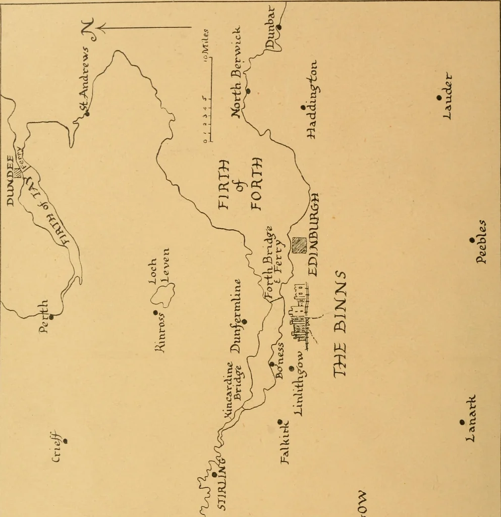 An illustration from The Binns : charter granted on ninth November, 1944 to the National Trust for Scotland by Eleanor Dalyell of The Binns, 1900, leaf 19