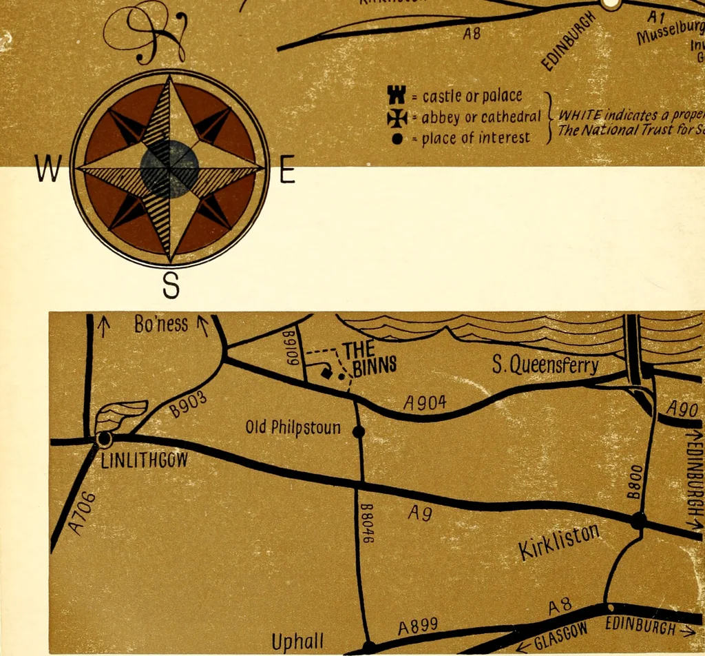 An illustration from The Binns : charter granted on ninth November, 1944 to the National Trust for Scotland by Eleanor Dalyell of The Binns, 1900, leaf 27