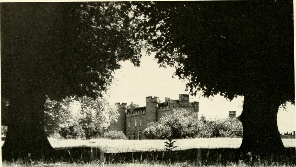 An illustration from The Binns : charter granted on ninth November, 1944 to the National Trust for Scotland by Eleanor Dalyell of The Binns, 1900, leaf 9