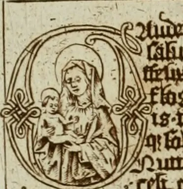 An illustration from A biographical dictionary : containing an historical account of all the engravers, from the earliest period of the art of engraving to the present time : and a short list of their most esteemed works : with the cyphers, monograms, and particular marks, used by each master, accurately copied from the originals, and properly explained : to which is prefixed, an essay on the rise and progress of the art of engraving, both on copper and on wood : with several curious specimens of the performances of the most ancient artists, 1785, leaf 43