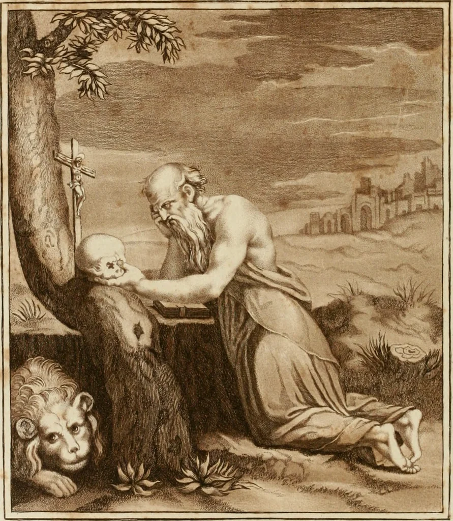 An illustration from A biographical dictionary : containing an historical account of all the engravers, from the earliest period of the art of engraving to the present time : and a short list of their most esteemed works : with the cyphers, monograms, and particular marks, used by each master, accurately copied from the originals, and properly explained : to which is prefixed, an essay on the rise and progress of the art of engraving, both on copper and on wood : with several curious specimens of the performances of the most ancient artists, 1785, leaf 455