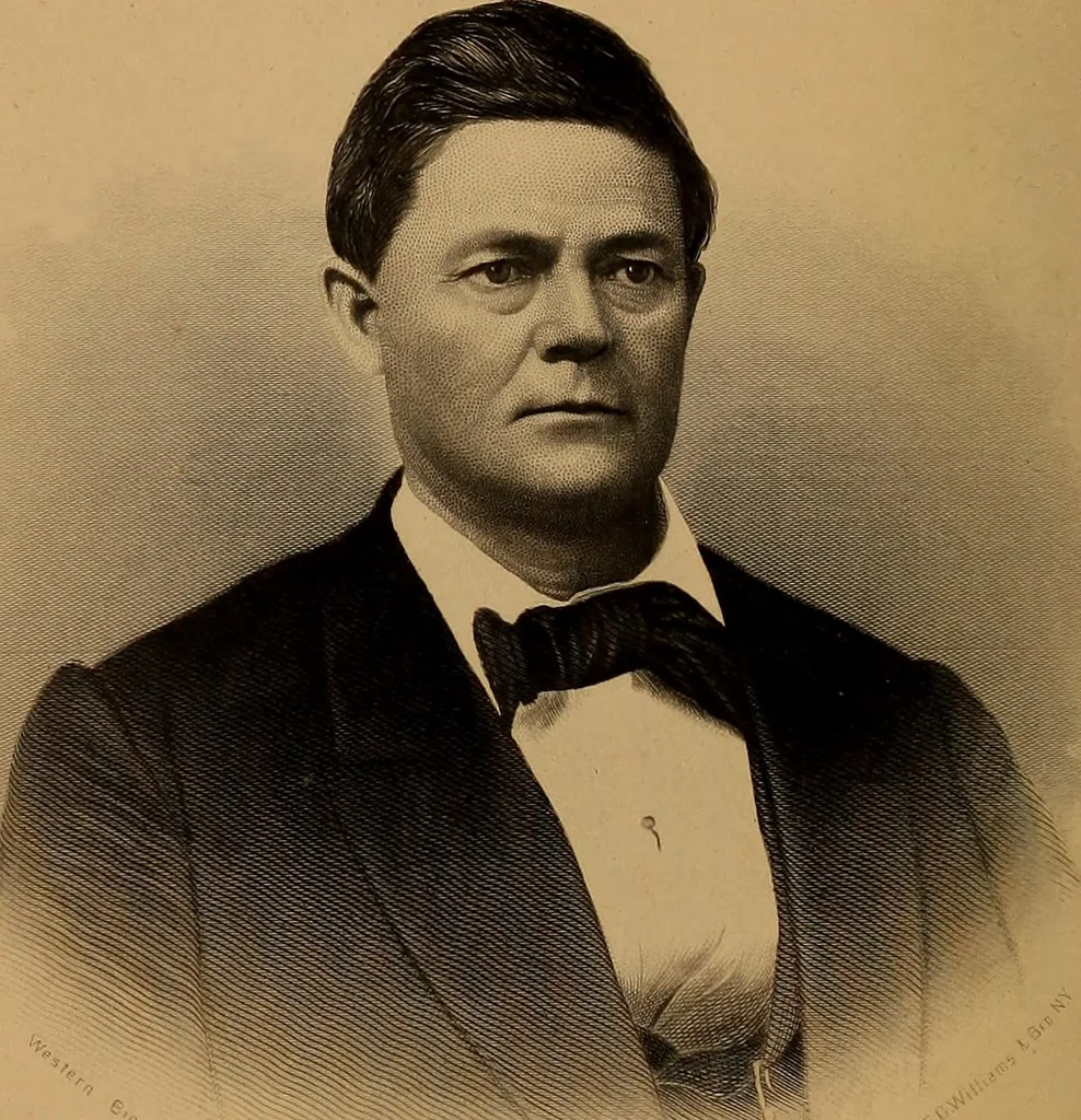 An illustration from Biographical and historical sketches of early Indiana, 1883, leaf 131