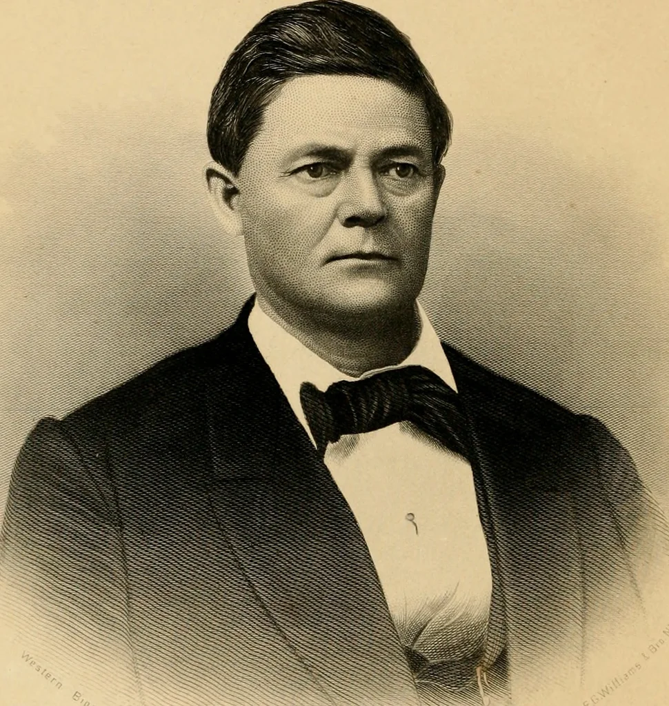 An illustration from Biographical and historical sketches of early Indiana, 1883, leaf 131