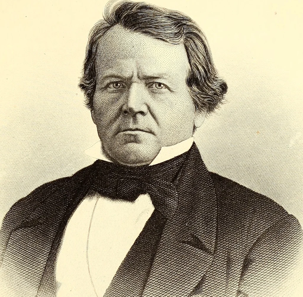 An illustration from Biographical and historical sketches of early Indiana, 1883, leaf 456