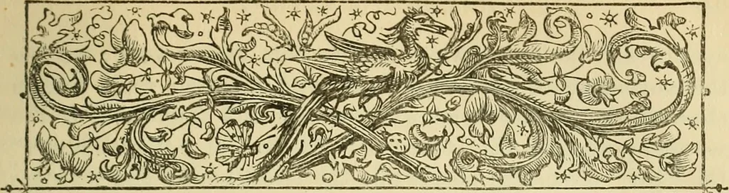 An illustration from The biography and typography of William Caxton, England's first printer, 1882, leaf 122
