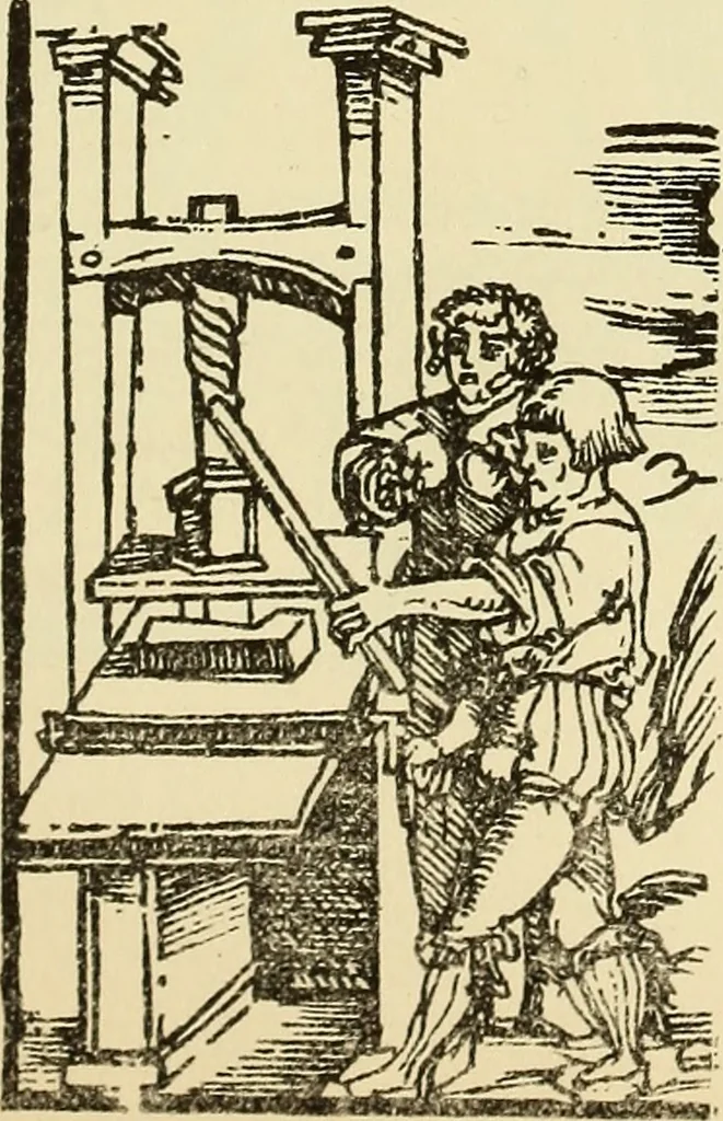 An illustration from The biography and typography of William Caxton, England's first printer, 1882, leaf 158