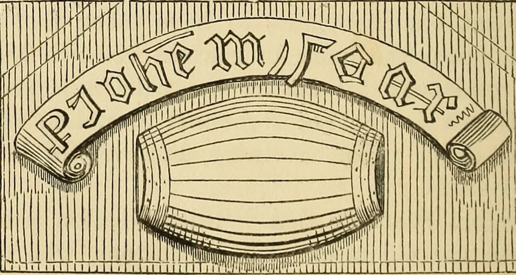 An illustration from The biography and typography of William Caxton, England's first printer, 1882, leaf 21