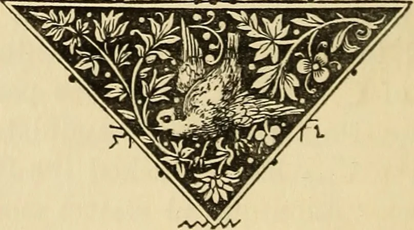 An illustration from The biography and typography of William Caxton, England's first printer, 1882, leaf 23
