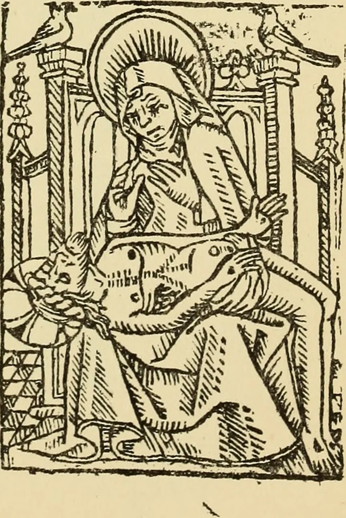 An illustration from The biography and typography of William Caxton, England's first printer, 1882, leaf 408