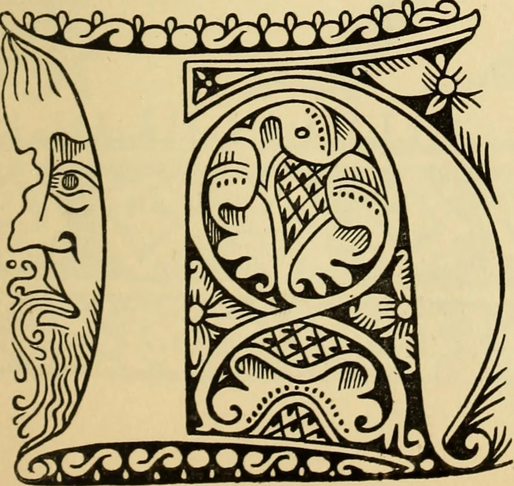 An illustration from The biography and typography of William Caxton, England's first printer, 1882, leaf 412