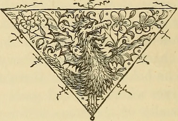 An illustration from The biography and typography of William Caxton, England's first printer, 1882, leaf 53