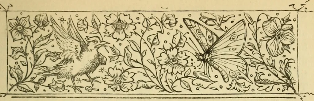 An illustration from The biography and typography of William Caxton, England's first printer, 1882, leaf 70