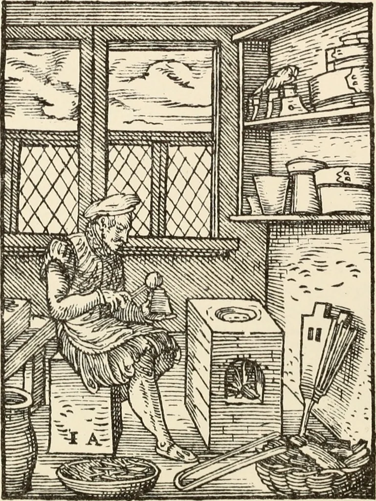 An illustration from The biography and typography of William Caxton : England's first printer, 1877, leaf 154