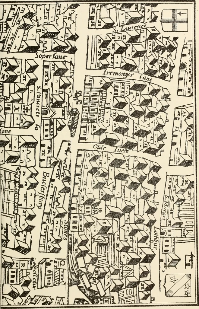 An illustration from The biography and typography of William Caxton : England's first printer, 1877, leaf 22