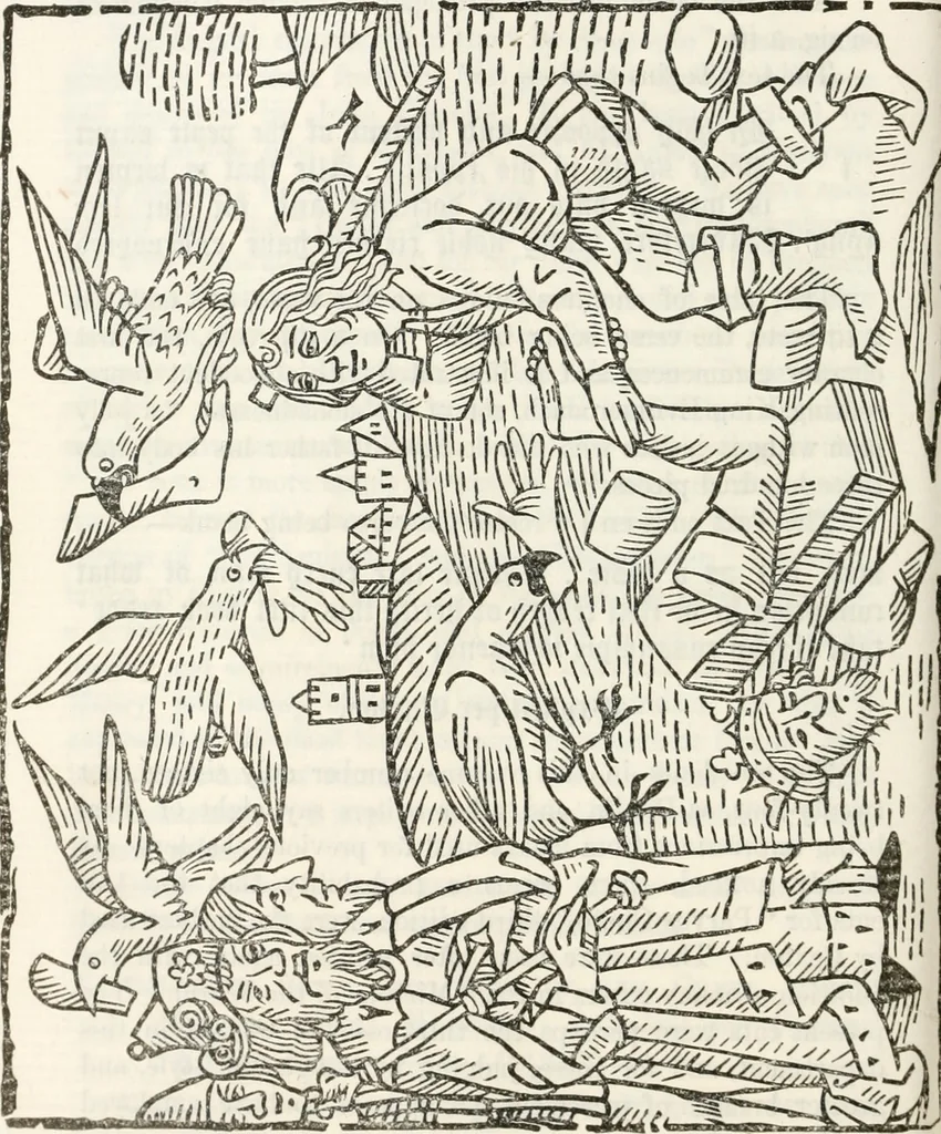 An illustration from The biography and typography of William Caxton : England's first printer, 1877, leaf 263