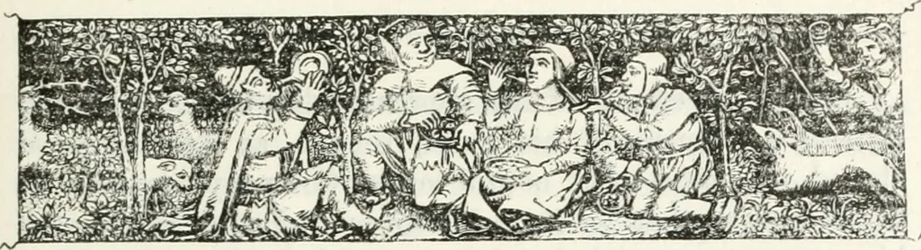 An illustration from The biography and typography of William Caxton : England's first printer, 1877, leaf 30