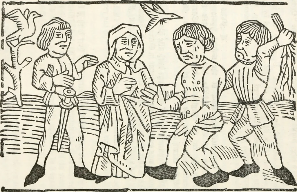 An illustration from The biography and typography of William Caxton : England's first printer, 1877, leaf 319