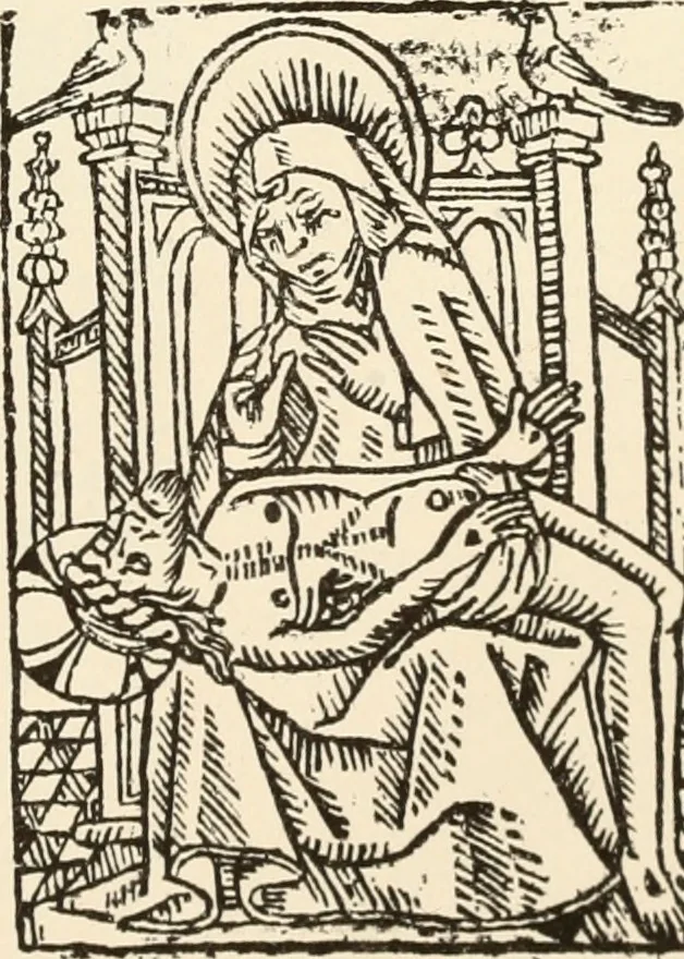 An illustration from The biography and typography of William Caxton : England's first printer, 1877, leaf 398