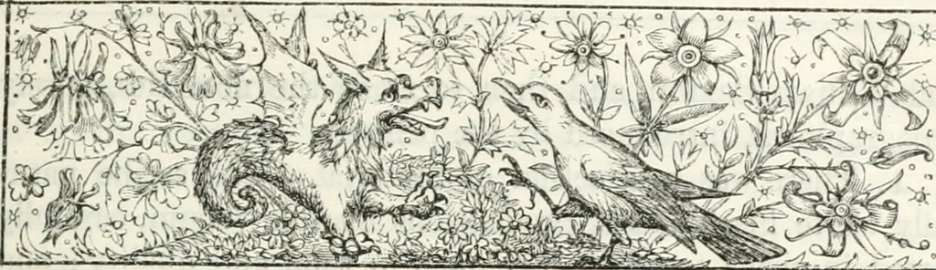 An illustration from The biography and typography of William Caxton : England's first printer, 1877, leaf 56