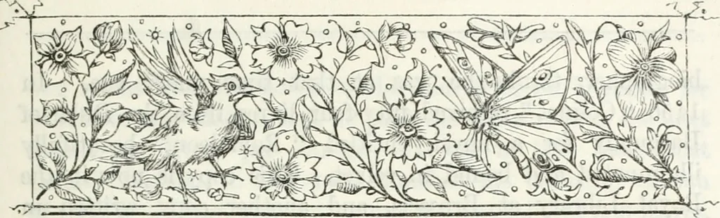 An illustration from The biography and typography of William Caxton : England's first printer, 1877, leaf 66