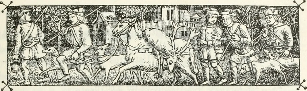 An illustration from The biography and typography of William Caxton : England's first printer, 1877, leaf 78