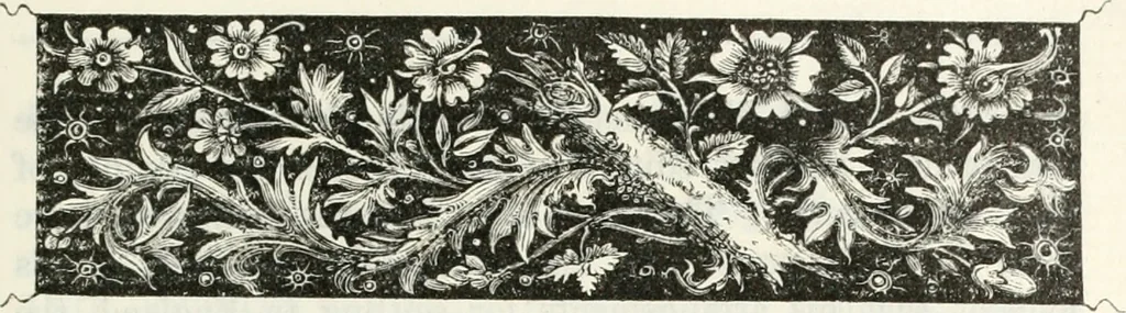 An illustration from The biography and typography of William Caxton : England's first printer, 1877, leaf 94