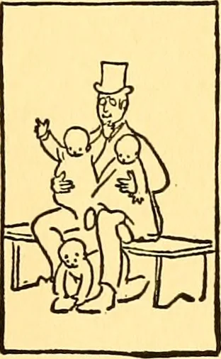 An illustration from Bird Center cartoons, a chronicle of social happenings at Bird Center, Illinois; pictures and text, 1904, leaf 118