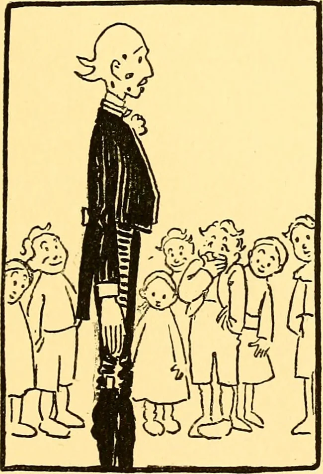 An illustration from Bird Center cartoons, a chronicle of social happenings at Bird Center, Illinois; pictures and text, 1904, leaf 166