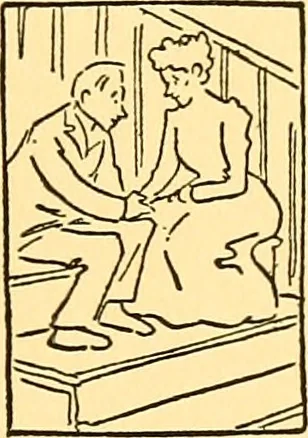 An illustration from Bird Center cartoons, a chronicle of social happenings at Bird Center, Illinois; pictures and text, 1904, leaf 196