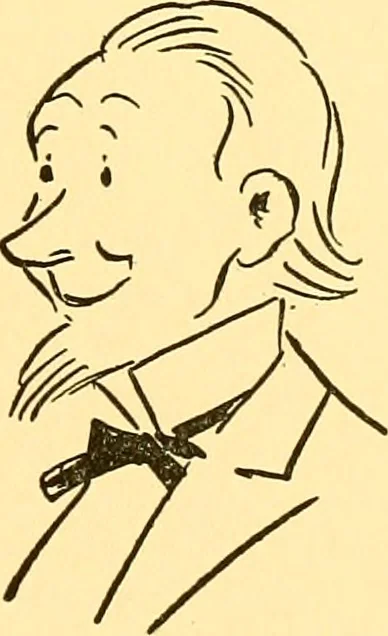 An illustration from Bird Center cartoons, a chronicle of social happenings at Bird Center, Illinois; pictures and text, 1904, leaf 208