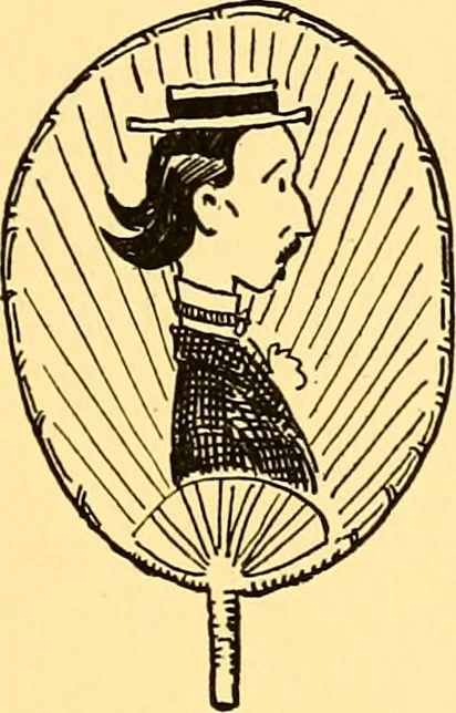 An illustration from Bird Center cartoons, a chronicle of social happenings at Bird Center, Illinois; pictures and text, 1904, leaf 34