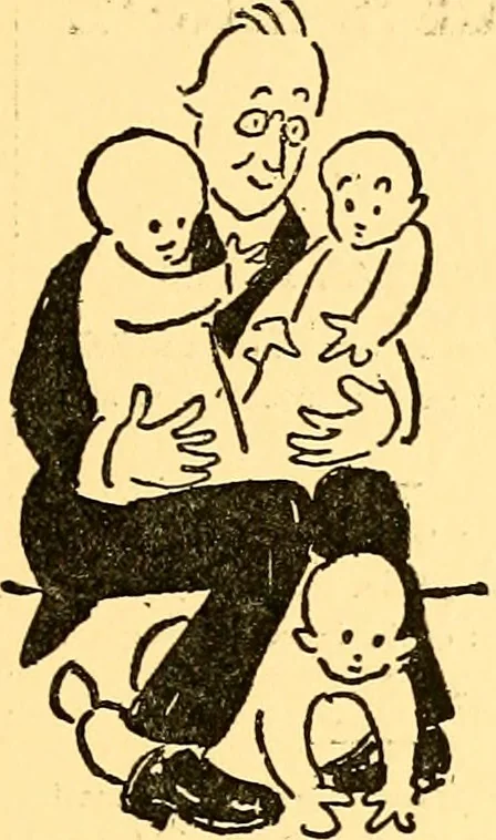 An illustration from Bird Center cartoons, a chronicle of social happenings at Bird Center, Illinois; pictures and text, 1904, leaf 46